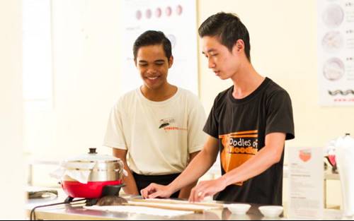 cooking on holiday