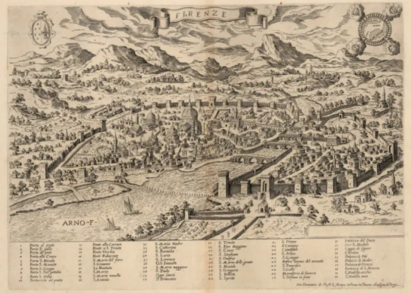 Map of Firenze